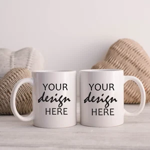 Customized white Mugs